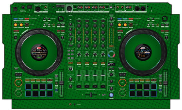 Pioneer DJ DDJ FLX10 Skin Gradienter Green